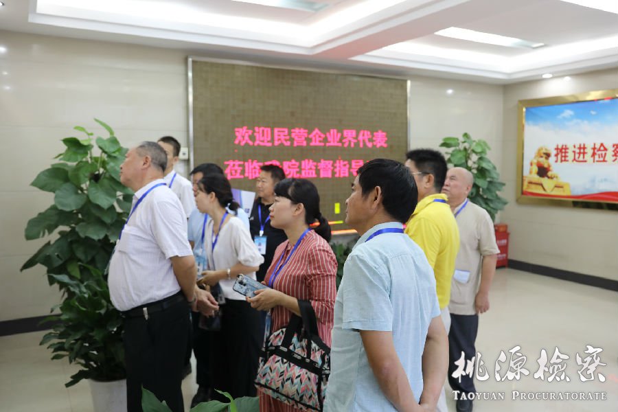 桃源县检察院开展“检察护航民企发展”检察开放日活动