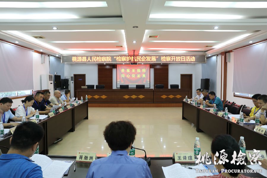 桃源县检察院开展“检察护航民企发展”检察开放日活动